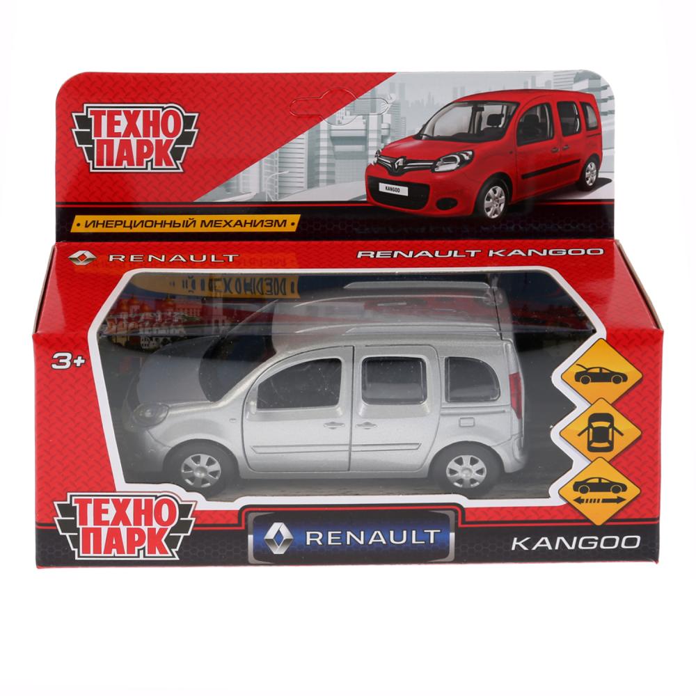 ТМ Технопарк. Машина металл RENAULT KANGOO 12см, открыв. двери, инерц.,  СЕРЕБР. в кор в кор.2*36шт купить на самой большой базе игрушек в Воронеже  за 584.10 руб., код 921055